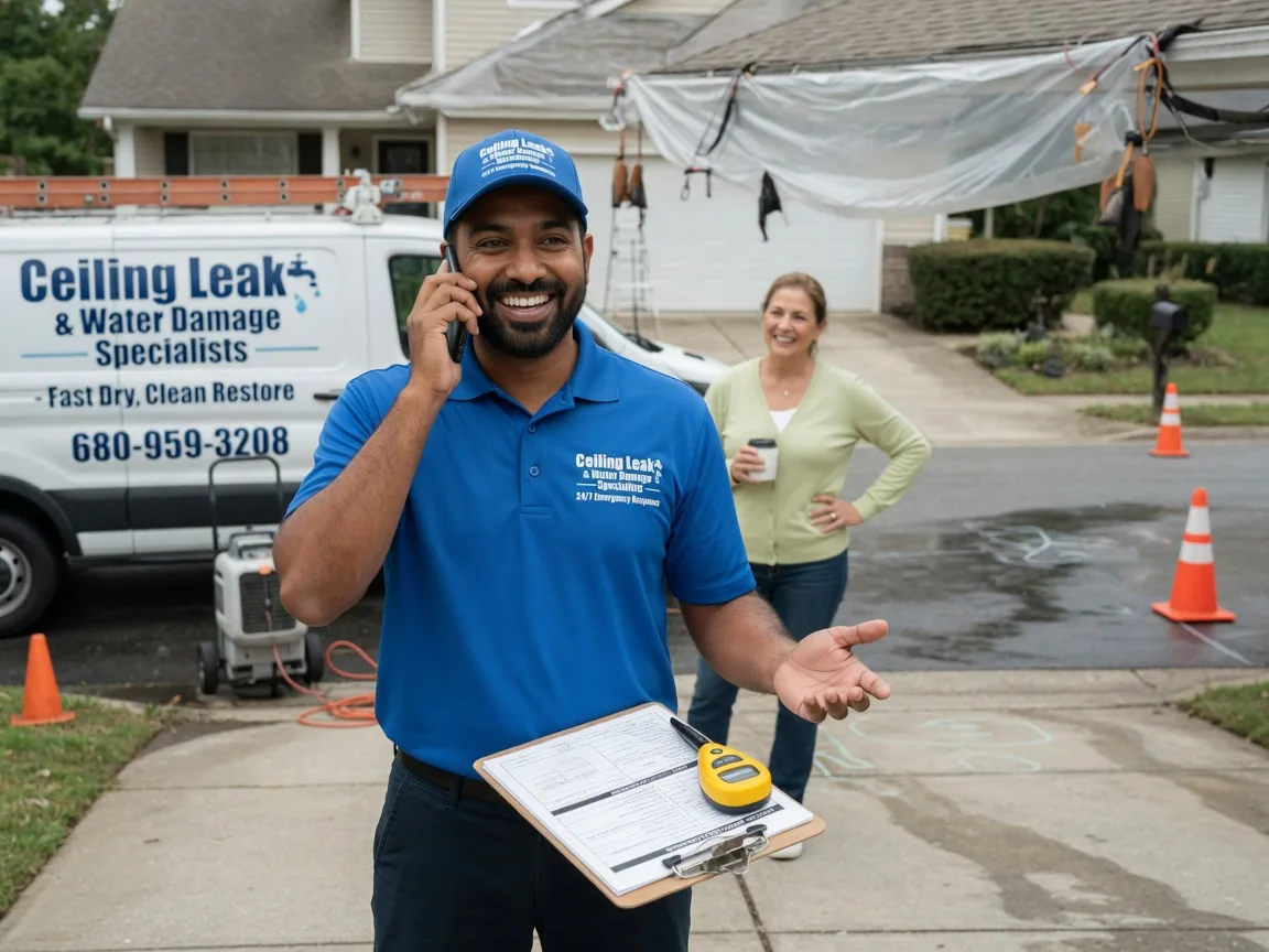 Ceiling Leak Cleanup Mirando City, TX FAQs
